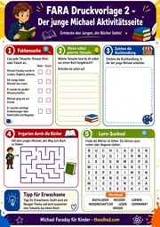 Arbeitsblatt 2 aus dem Lernpaket Michael Faraday für Kinder – Edhed Learning
