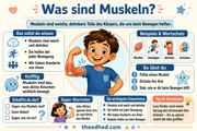 Infografik 1 aus dem Lernpaket Muskeln und Bewegung – Edhed Learning