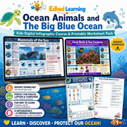 Edhed Learning Ocean Animals & The Big Blue Ocean digital course product image