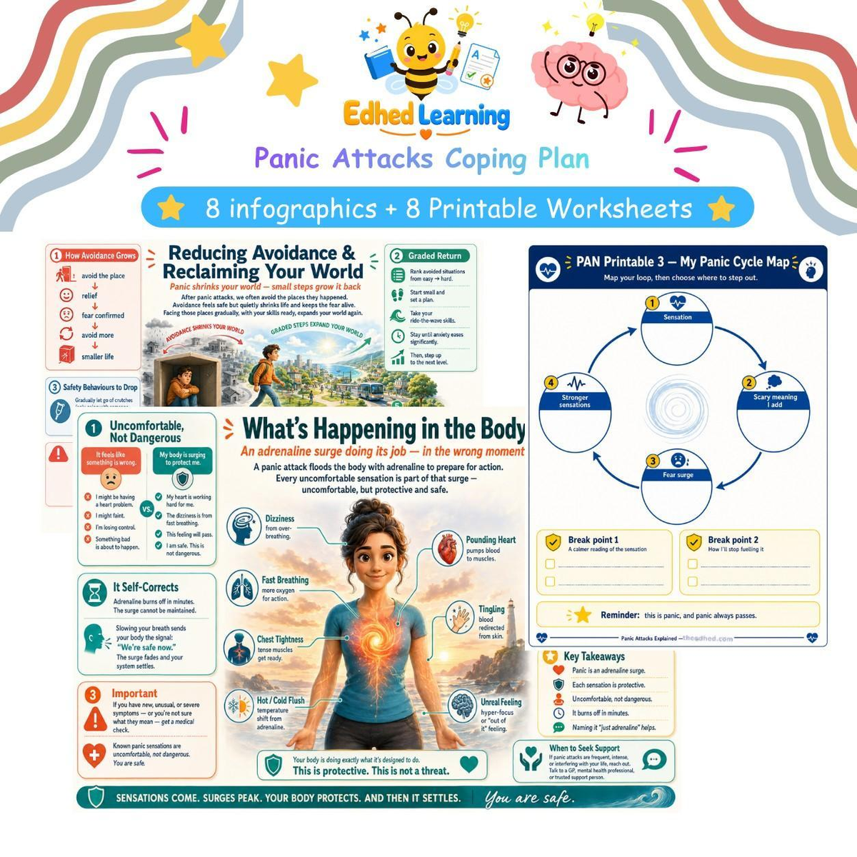 Edhed Learning Panic Attacks Coping Plan digital course product image