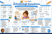 Schreibschrift: Kleinbuchstaben a–z – Infografik 1: Schreibschrift kennenlernen