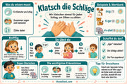 Silben klatschen – Arbeitsblätter mit englischen Wörtern – Infografik 2: Klatsch die Schlaege