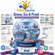 Snow, Ice & Frost digital course and printable worksheet pack for ages 5–7