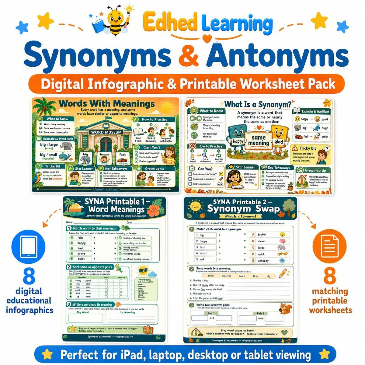 Edhed Learning Synonyms & Antonyms digital course product image