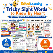 Edhed Learning Tricky Sight Words to Know by Heart digital course product image