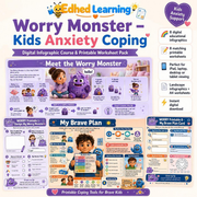 Edhed Learning Worry Monster digital course product image
